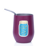 Lightning Bugs in Mason Jar Sticker