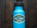 Free Range Human Sticker