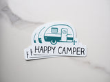 Happy Camper Stickers