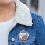 Believe Jackalope Pin - 2.25" Button