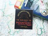 John Muir Quote Sticker