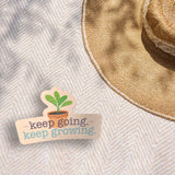 Keep Going, Keep Growing Plant Sticker