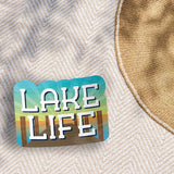 Lake Life Sticker Outdoors on Beach Blanket