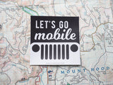 Lets Go Mobile Jeep Sticker