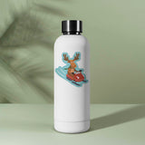 Cute Moose Snowmobile Sticker