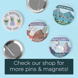 Mountain Mama Pin Button 1.5"