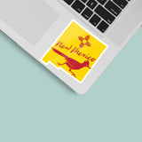 Roadrunner New Mexico Flag Sticker