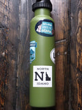 Square North Idaho Sticker for Hydroflask