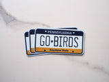 Go Birds Philadelphia Eagles Sticker - PA License Plate