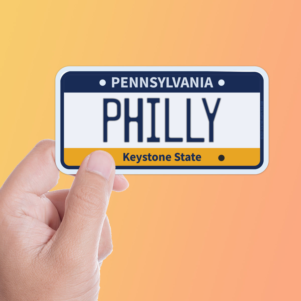 Philly Bumper Sticker - Philadelphia Pennsylvania License Plate Decal –  Sentinel Supply