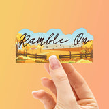Ramble On Autumn Leaves Sticker