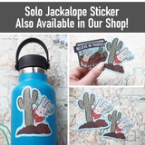 Jackalope Believe in Yourself Desert Sticker