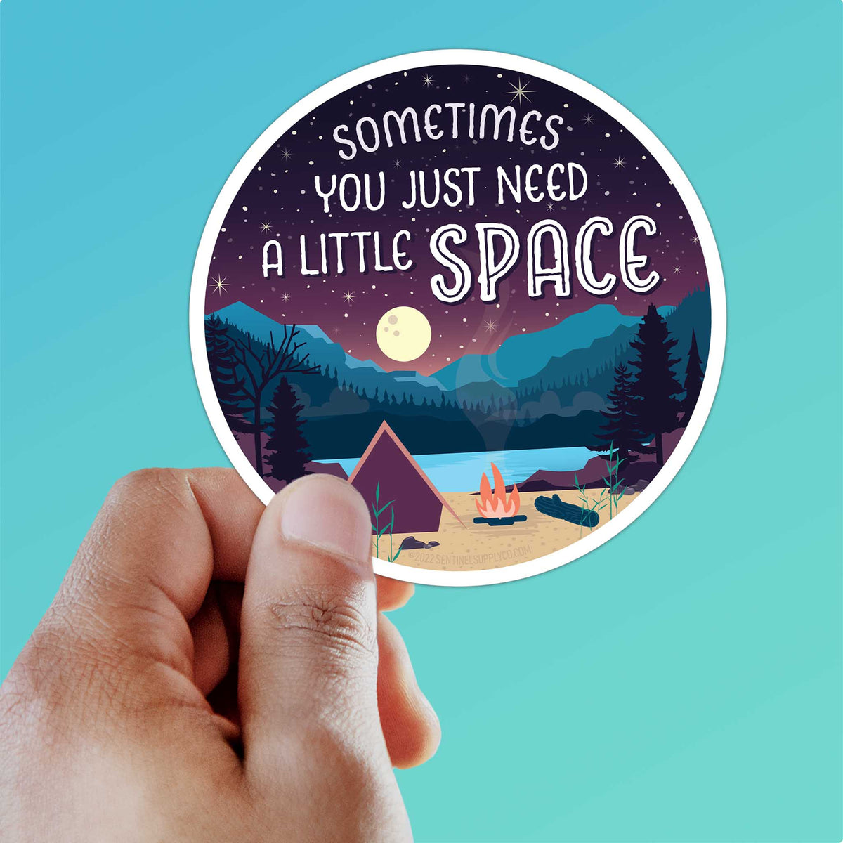 Doodle Space Camp Sticker for Sale by OneShoeOff