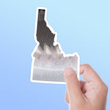 White Sturgeon Idaho Fishing Sticker