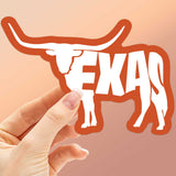 Texas Longhorn Bumper Sticker