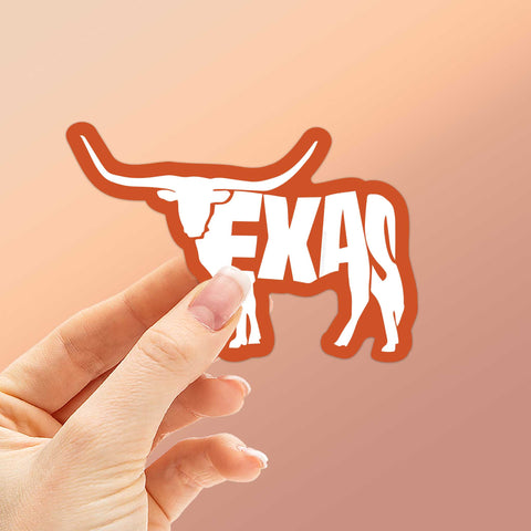 Texas Longhorn Bumper Sticker
