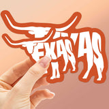 Texas Longhorn Bumper Sticker