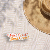 West Coast Best Coast Sticker
