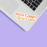 West Coast Best Coast Sticker