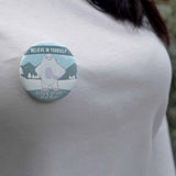 Believe Yeti Pin - 2.25" Button