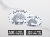 Borrego Springs Dragon White Oval Bumper Sticker