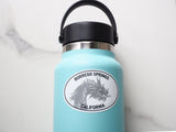 Borrego Springs Dragon White Oval Bumper Sticker