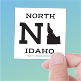 Square North Idaho Sticker