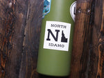 North Idaho Sticker - Mini Square Size