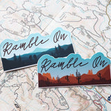 Ramble On Led Zeppelin Lyrics Nature Sticker