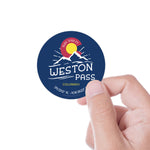 Weston Pass Colorado Sticker, Small 2" Size