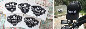 Introducing Meerkat Moto Stickers & Apparel for ADV Motorcycle Riders