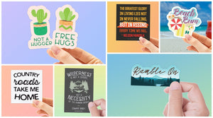 Stocking Stuffer Sticker Sale: Save 25% when you buy 10 or more stickers!