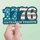 1776 America's 250th Anniversary Sticker - Patriotic 2026 USA Decal
