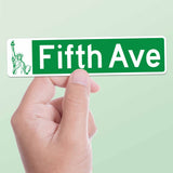 Fifth Avenue New York City Street Sign Sticker - NYC Decals