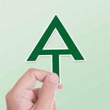 AT Appalachian Trail Sign Sticker