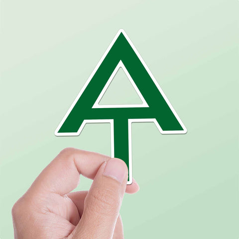 AT Appalachian Trail Sign Sticker