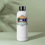 Home Upstate New York Mountain Decal on Water Bottle