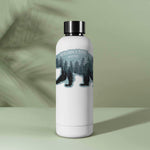 Cute Black Bear Adirondack Mountains Upstate New York Decal on Water Bottle