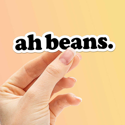 Ah Beans Sticker