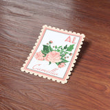 Alabama State Flower Camellia Sticker - AL Vintage Stamp Decal