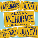 Alaska License Plate Stickers