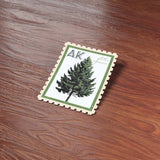 Alaska State Tree Sitka Spruce Sticker - AK Vintage Stamp Decal