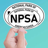 National Park of American Samoa National Park Oval Sticker