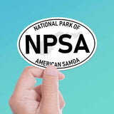 National Park of American Samoa National Park Oval Sticker