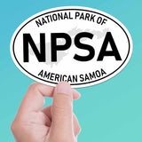 National Park of American Samoa National Park Oval Sticker