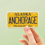 Anchorage AK License Plate Stickers