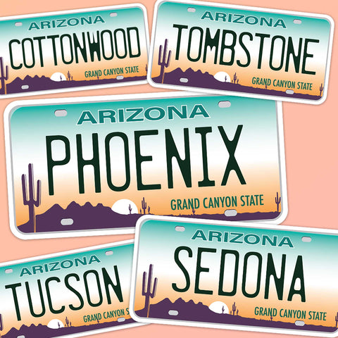 Arizona License Plate Stickers