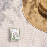 Arizona State Flower Cactus Blossom Sticker - AZ Vintage Stamp Decal