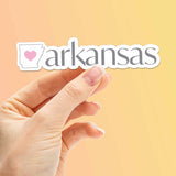 Arkansas Heart Sticker for Hydroflask