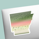 Rainbow Trout Arkansas Fishing Sticker